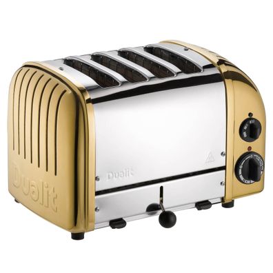 DUALIT | Toaster, NEWGEN, messing, 4 Scheiben