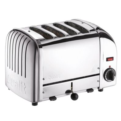 DUALIT | Toaster, Classic, edelstahl, 4 Scheiben