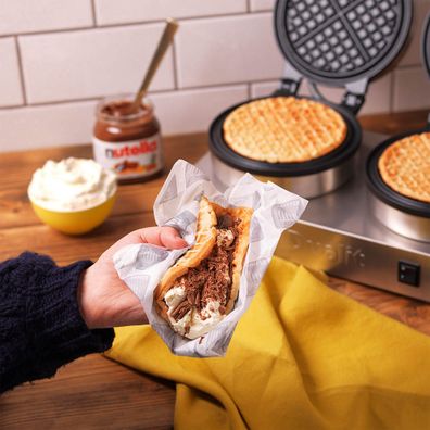 DUALIT | Contact Waffeleisen, Catering, poliert, Co