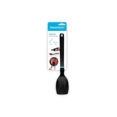 Dreamfarm | Kochlöffel, 3in5, SUPOON, schwarz, 28 cm
