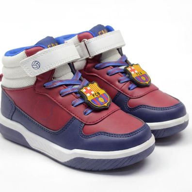 FC Barcelona Kinder Sneaker mit Licht Sportliche Schuhe für Schule Freizeit und