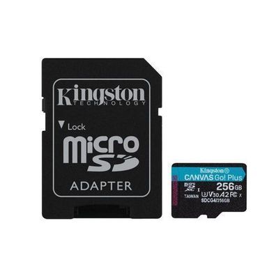 Kingston microSDXC Canvas Go Plus 256GB Adapter