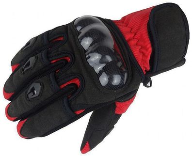 Bangla Motorradhandschuhe Sommer Handschuh Textil kurz 5000 rot schwarz