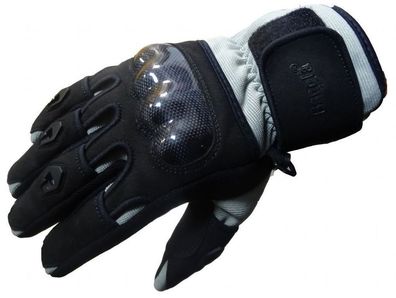 Bangla Motorradhandschuhe Motorrad Handschuh Textil Schwarz Grau XL