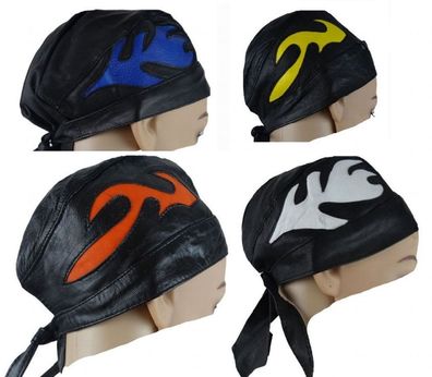 Bangla Leder Bandana Biker Rocker Kopftuch Headscarf verschiedene Farben
