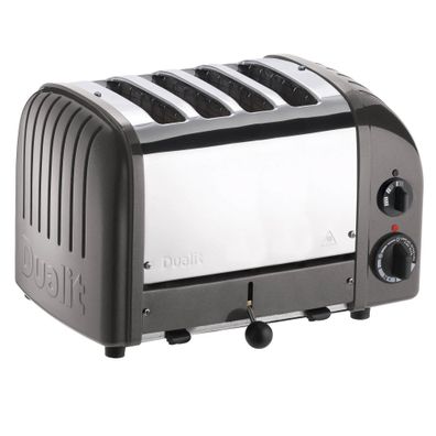 DUALIT | Toaster, NEWGEN, grau metallic, 4 Scheiben