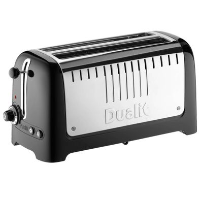 DUALIT | Toaster, LITE, schwarz, 4 Scheiben