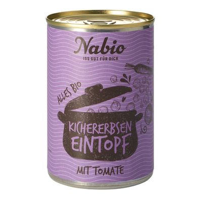 6x Nabio Nabio Eintopf Kichererbsen Eintopf 400g
