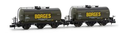 Arnold HN6673 RENFE, 2-tlg. Set dreiachsiger Kesselwag Spur N