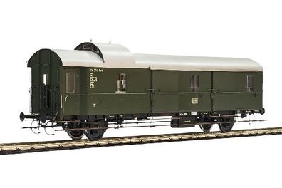 KM1 262910 Packwagen Pwi-29 DB IV chrom-grün Spur 0