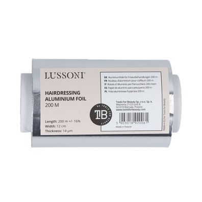 Lussoni Aluminiumfolie für Friseure 200 m