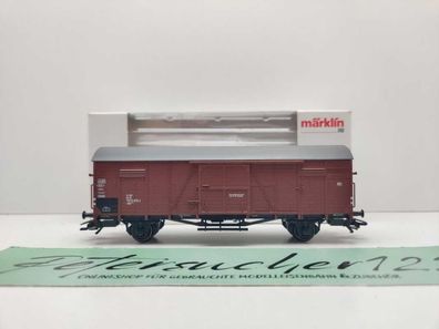 Märklin H0 46163 gedeckter Güterwagen Gbkl238 / NEM / DB / OVP