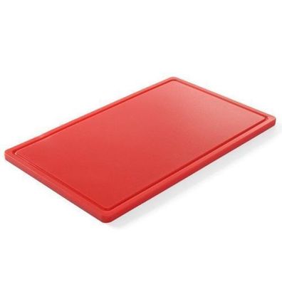 HACCP-Schneidebrett für Fleisch GN 1/1 rot - Hendi 826010