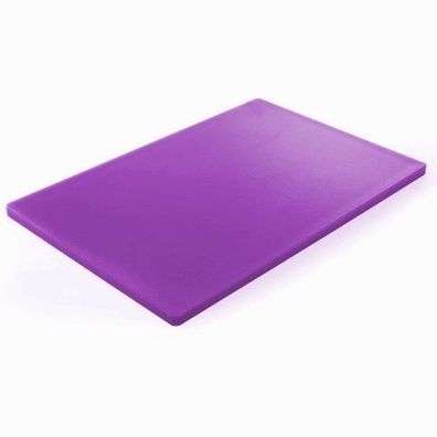 HACCP-HDPE-Schneidebrett für Allergiker, 45 × 30 cm, lila, Hendi 825570