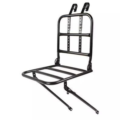 Vorderrad-Gepäckträger, Stahl, für 24-28", im PE-Beutel