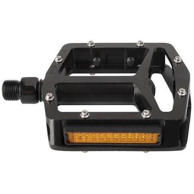 Plattformpedal >Steady Flat 3< M-WAVE, Alu, schwarz, mit aus
