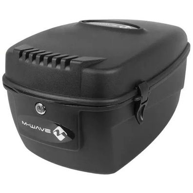Fahrradkoffer/Topcase "M-WAVE Amsterdam BOX L", Kunststoff,