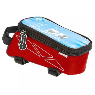 Oberrohrtasche für Smartphone "M-WAVE Rotterdam Top", rot, B