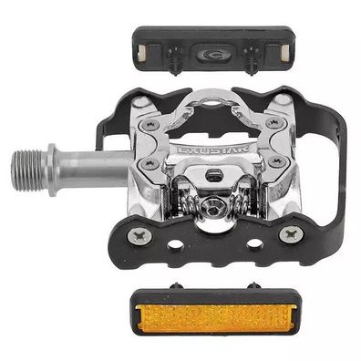 Kombipedal Exustar >E-PM86<, Alu, einseitiges Klicksystem (k