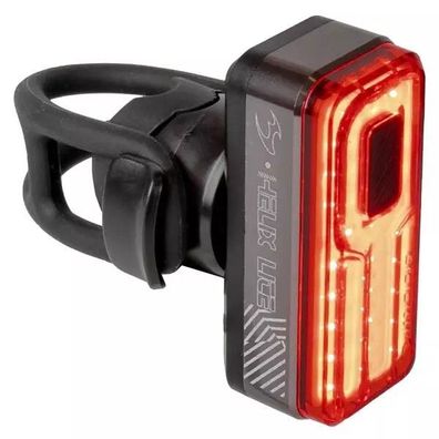 USB Rücklicht >HELIX LITE<, MOON, 27 rote COB LEDs, 5 Funkti