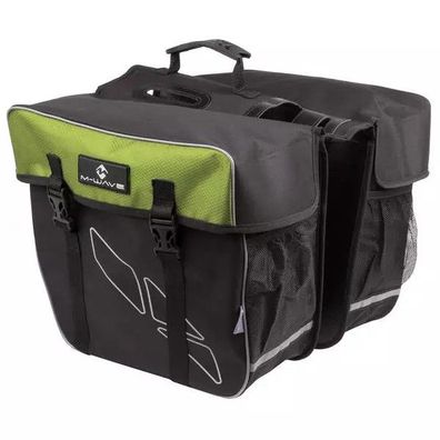 Gepäckträgertasche "M-WAVE Amsterdam DOUBLE", polyester 600