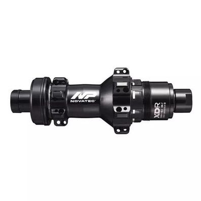 Scheibenbremshinterradnabe, schwarz, Novatec, "Straight Pull