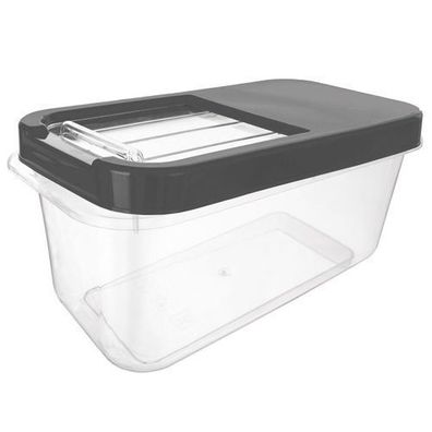 Aufbewahrungsbehälter für Kapseln, Pulver und Lebensmittel, grau, 7,5 l
