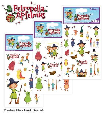 FRIES Tattoos Petronella Hexe Kindertattoos Lizenz Accessoires