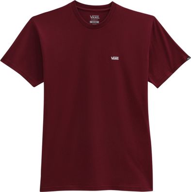 Vans Herren T-Shirt Mn Left Chest Logo Tee Burgundy