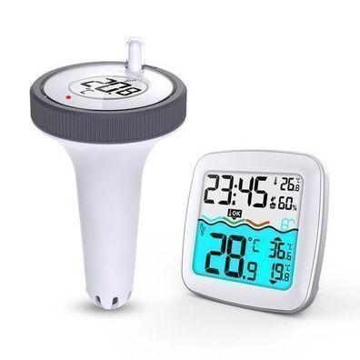 Wetterstation mit Poolsensor BD-913 weiß