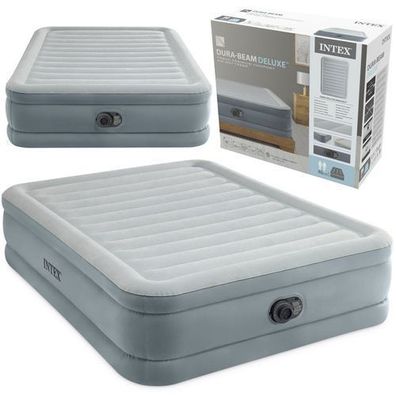 Aufblasbare Matratze 203x152x46 cm mit integrierter elektrischer Pumpe INTEX 64824ND