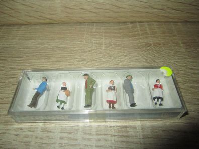 Preiser 14048 Ländliche Marktbesucher Set mit 6 Figuren OVP