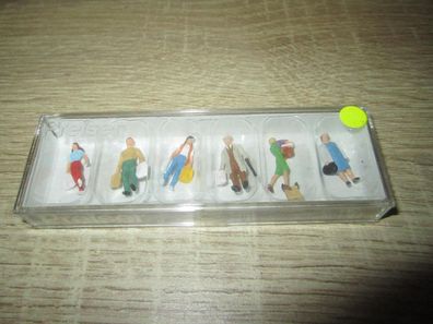 Preiser 10121 Einkaufende Erwachsene Set mit 6 Figuren OVP