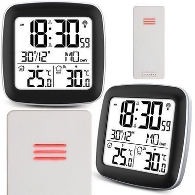 Wetterstation mit Display BD-903 silber