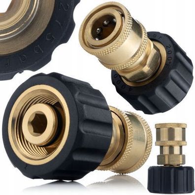 Rosfix Adapter M22 Innen 14 mm – Schnellkupplung 3/8" | Messing, Karcher