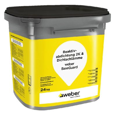 weber BaseGuard Reaktivabdichtung 2K & Dichtschlämme 24kg