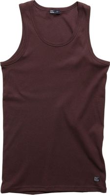 Vintage Industries Unterhemd Bryden Singlet Burgundy