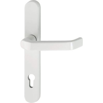 Hoppe Liverpool Schmalschild Halbgarnitur innen PZ 92 VK 8 x 50 Weiß RAL 9016