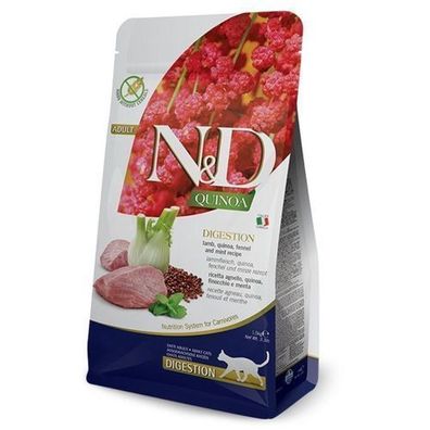 Farmina N&D Katzenquinoa Verdauung LAMM & Fenchel Gras
