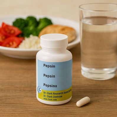Pepsin 300 mg - 100 Kapseln mit Enzymaktivität