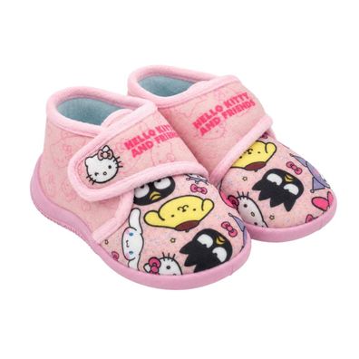 Hello Kitty Kinder Hausschuhe halbhoch für Zuhause Freizeit und gemütliche Stunden