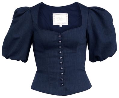 Trachtenmieder Tirelle Puffarm midnight