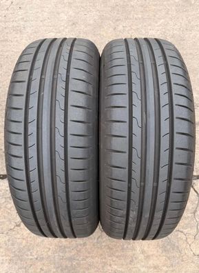 2x Sommerreifen 205/60 R16 92V Dunlop Sport BluResponse DOT24 7,3-7,7mm