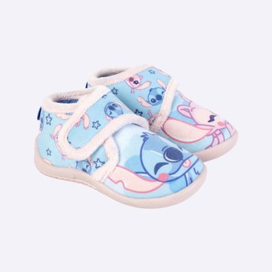 Disney Stitch Hausschuhe Kinder halbhoch für Haus Wohnung Ferien und Alltag