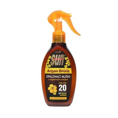 Vivaco Sun Argan Bronze Sonnenschutzlotion mit Arganöl SPF 20 200ml