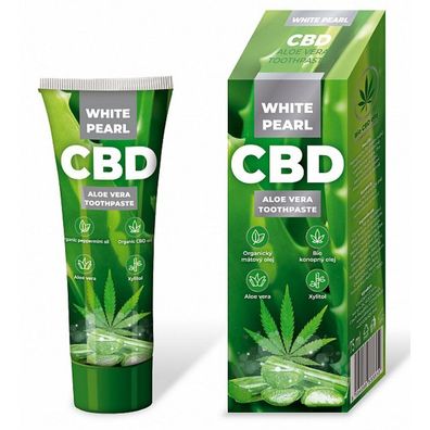 White Pearl CBD Aloe Vera Zahnpasta
