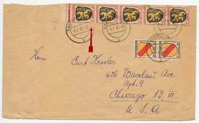 FRANZ. ZONE ALLG. AUSG. Nr 10 + 2II BRIEF MIF X5BC35E