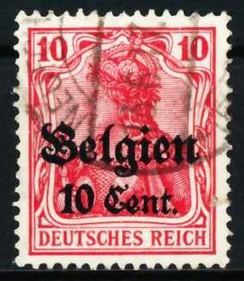 BES 1WK LP Belgien Nr 14cII gestempelt X629C3A
