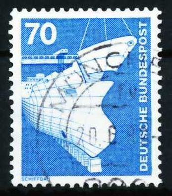 BRD DS Industrie u. Technik Nr 852 zentrisch gestempelt X66C7EE
