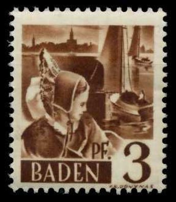 FZ BADEN 1. Ausgabe Spezialisiert Nr 2yvIII postfrisch X7B7B3A